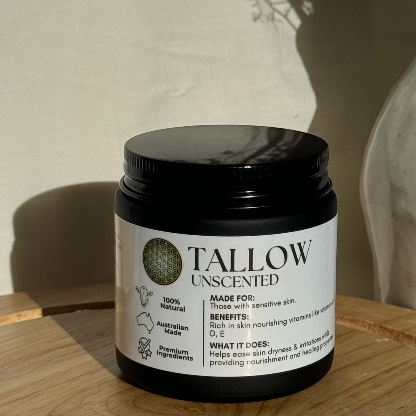 Tallow Unscented Balm natural skin care