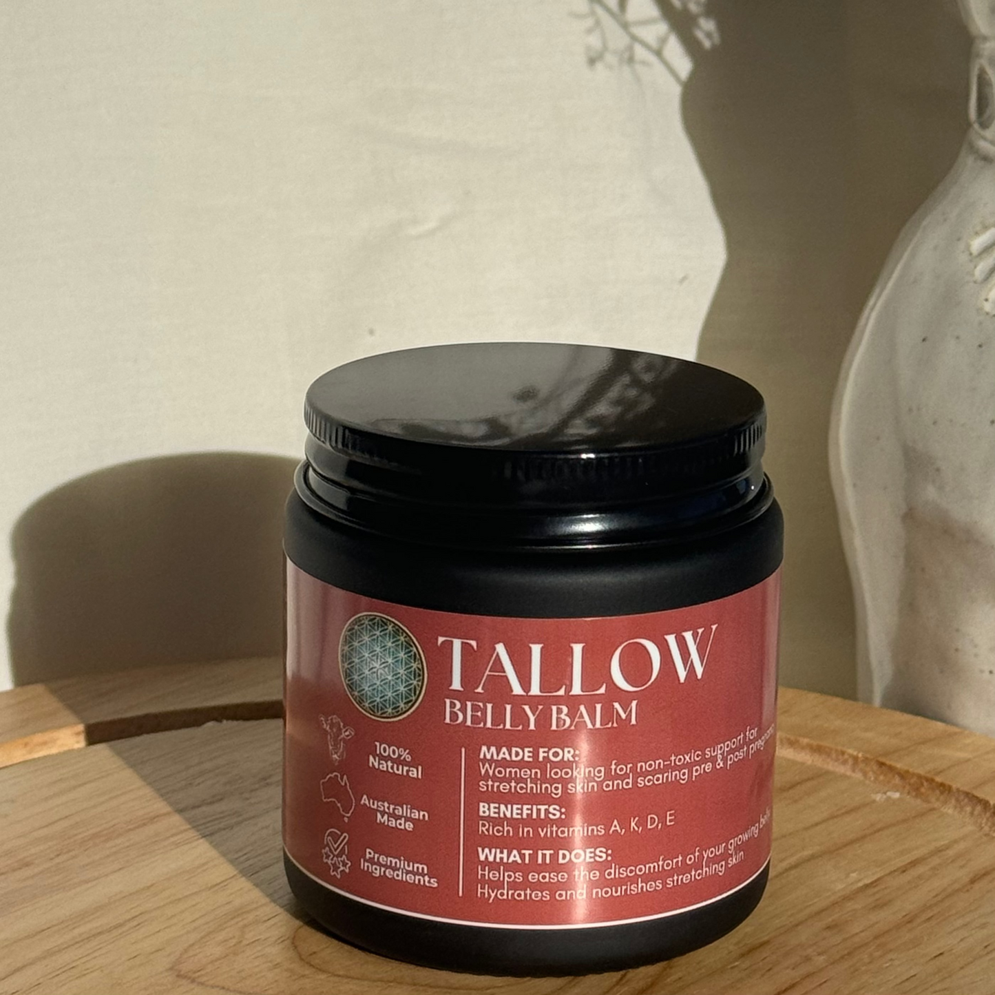 Tallow Belly Balm natural skin care